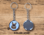 画像をギャラリービューアに読み込む, HAMBURGER (Badge Keychain)
